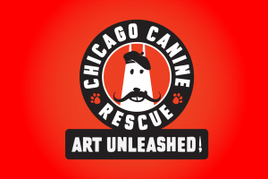 Chicago Canine Rescue Art Unleashed! Logo